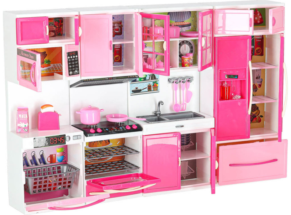 Nábytok pre bábiky s osvetlením a zvukmi - Kuchynka