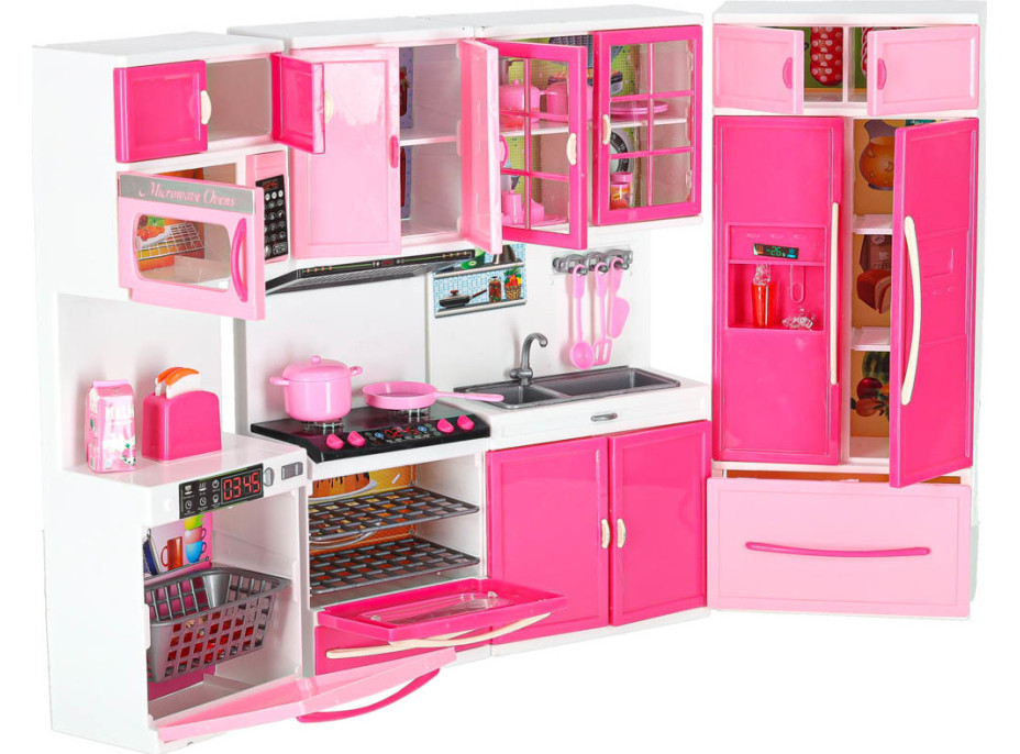 Nábytok pre bábiky s osvetlením a zvukmi - Kuchynka