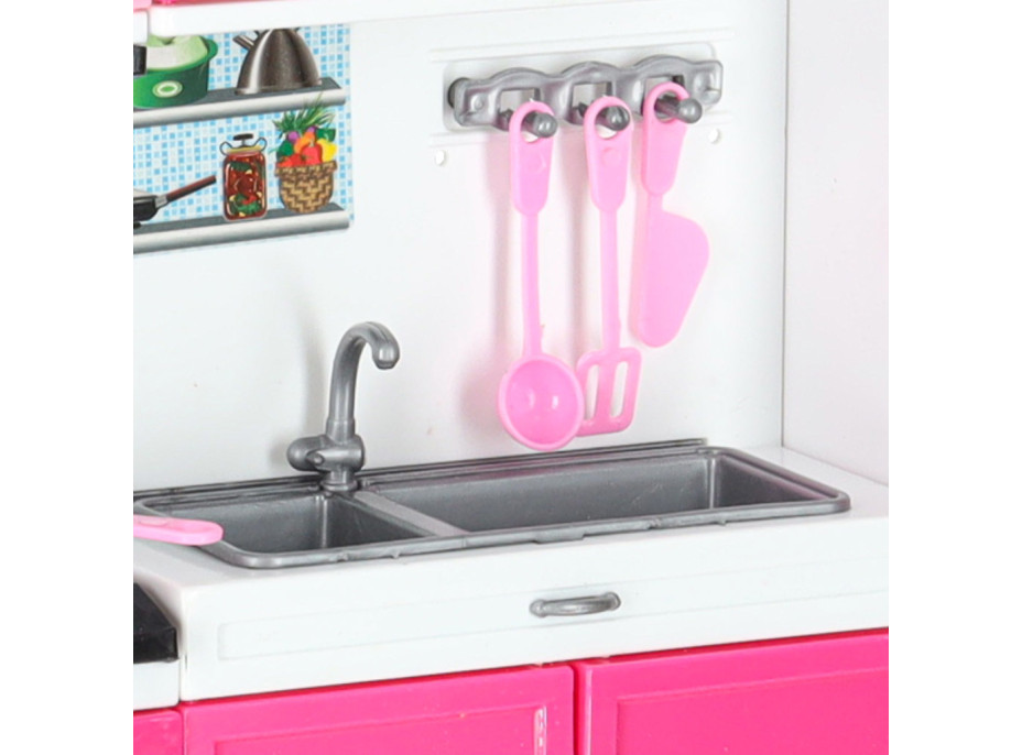 Nábytok pre bábiky s osvetlením a zvukmi - Kuchynka