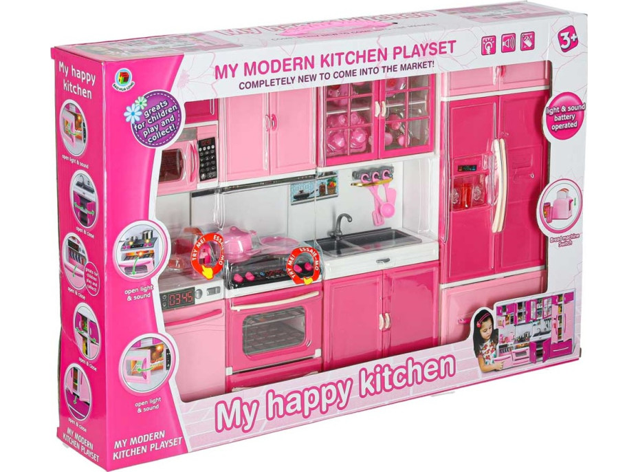 Nábytok pre bábiky s osvetlením a zvukmi - Kuchynka