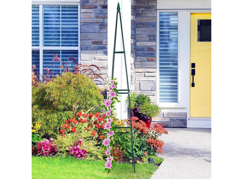 Záhradná kovová pergola LUARO 195 cm - pyramída