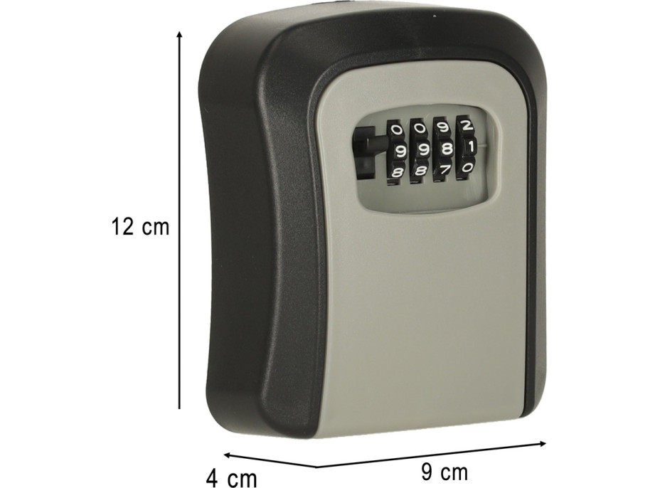 Nástenná skrinka na kľúče s kódom