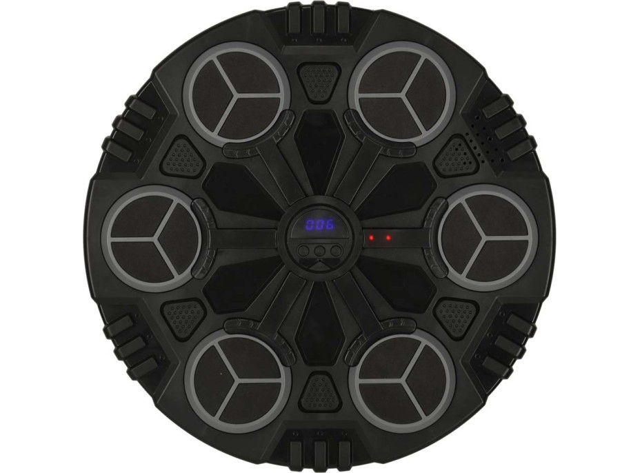 Boxerský nástenný trenažér KX3009 s Bluetooth, LED a USB + rukavice