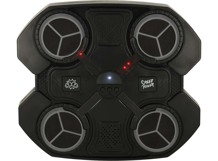 Boxerský nástenný trenažér KX3008 s Bluetooth, LED a USB + rukavice