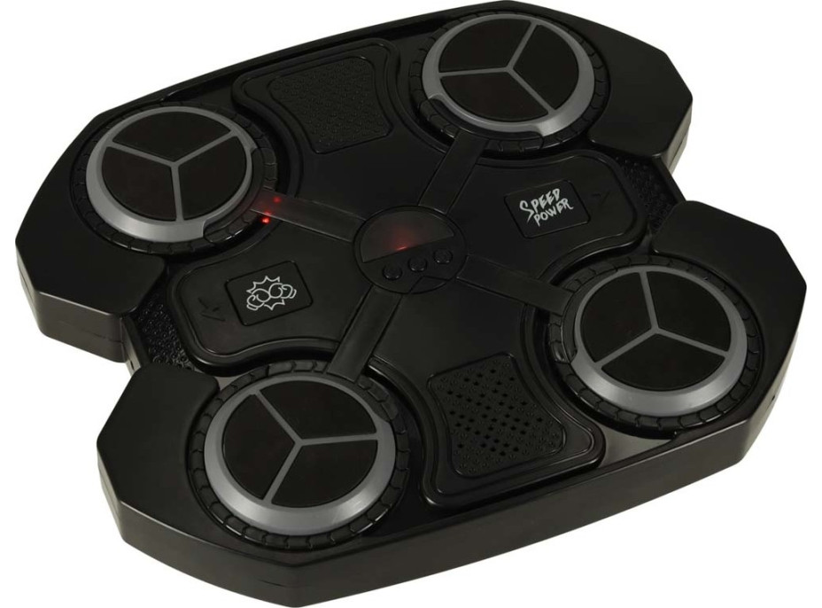 Boxerský nástenný trenažér KX3008 s Bluetooth, LED a USB + rukavice