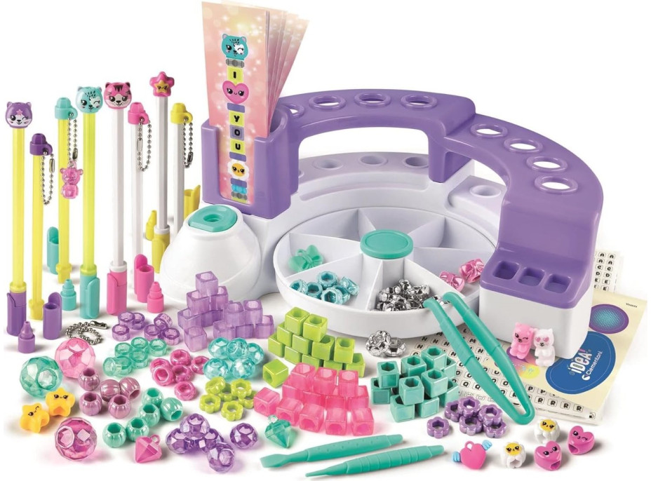 CLEMENTONI IDEA Kreatívna sada Laboratórium na výrobu pier s písmenkami