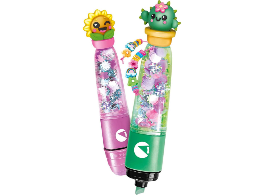 CLEMENTONI IDEA Kreatívna súprava na výrobu zvýrazňovačov Garden