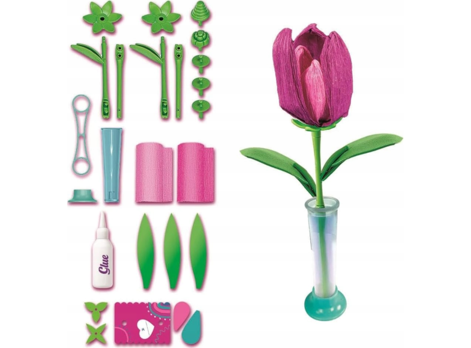 CLEMENTONI IDEA Kvetinová továreň: Tulipány