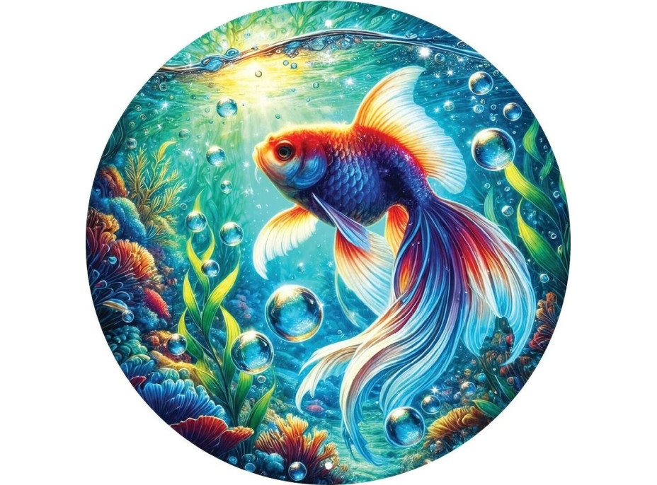 ART PUZZLE Okrúhle puzzle Akvárium 570 dielikov