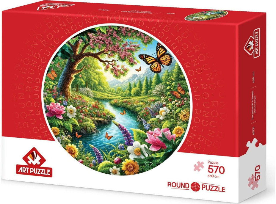 ART PUZZLE Okrúhle puzzle Monarchova záhrada 570 dielikov