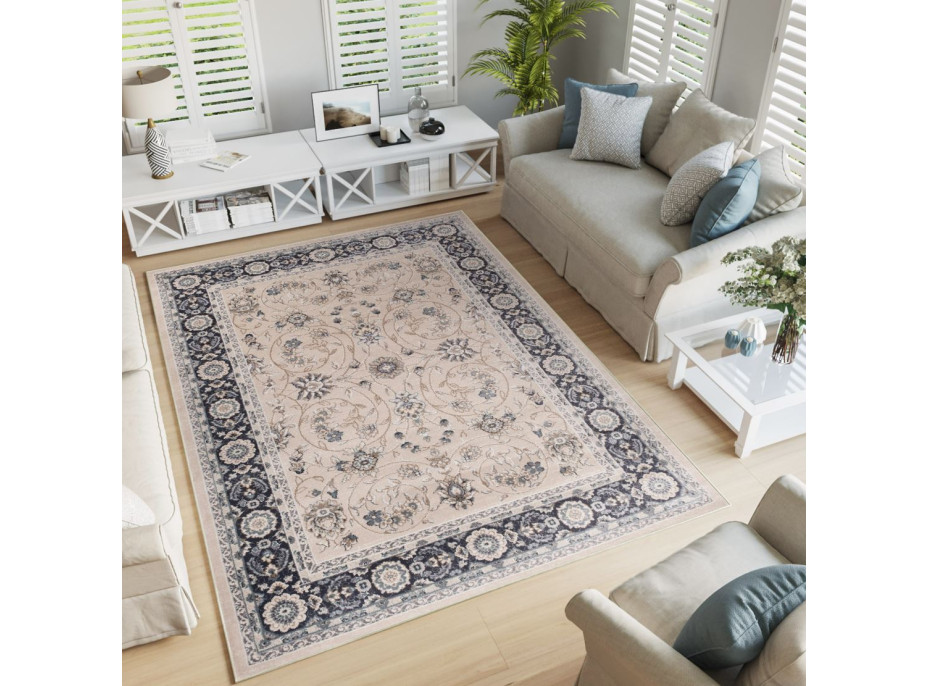 Kusový koberec COLORADO Rim - svetlo béžový, 180x250 cm