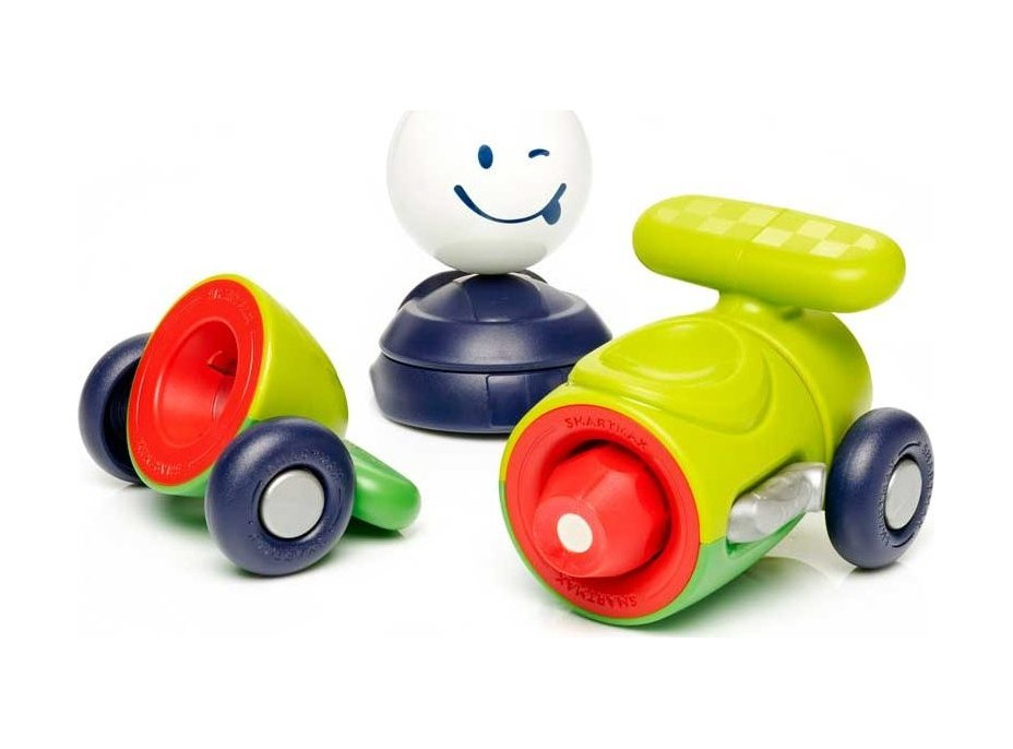 SMARTMAX Magnetická stavebnica Moje prvé auto 5 dielikov