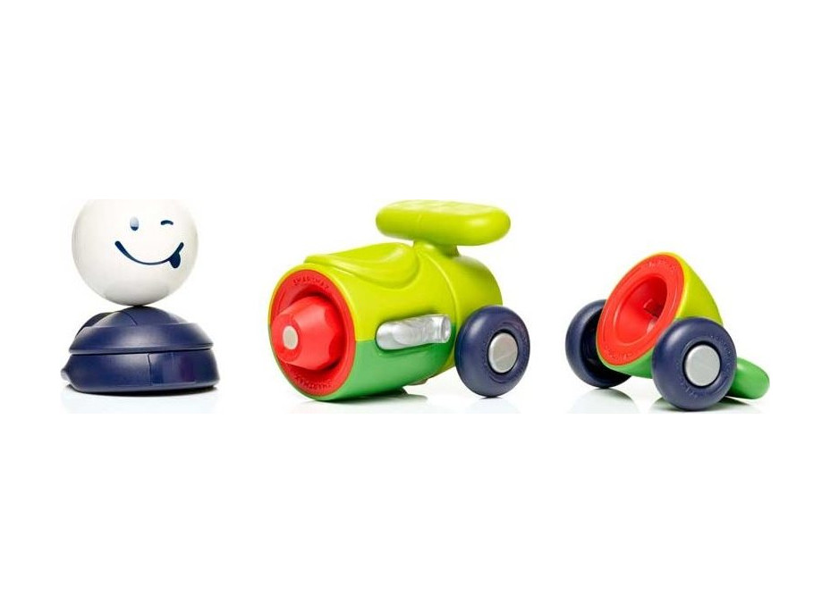 SMARTMAX Magnetická stavebnica Moje prvé auto 5 dielikov