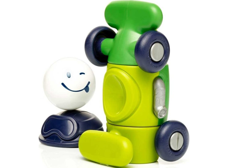 SMARTMAX Magnetická stavebnica Moje prvé auto 5 dielikov