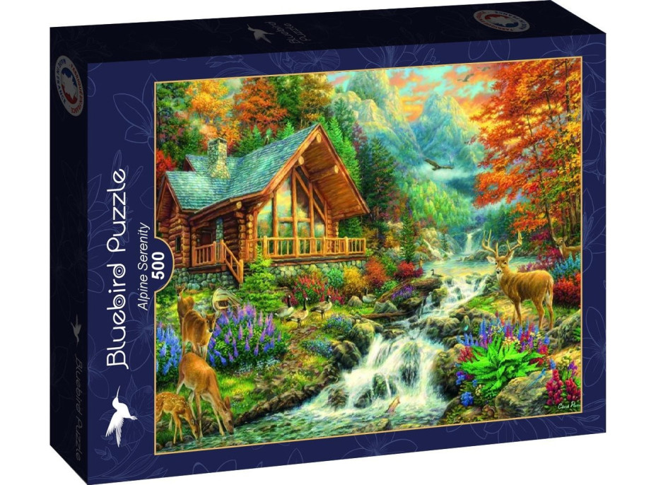 BLUEBIRD Puzzle Alpská pohoda 500 dielikov
