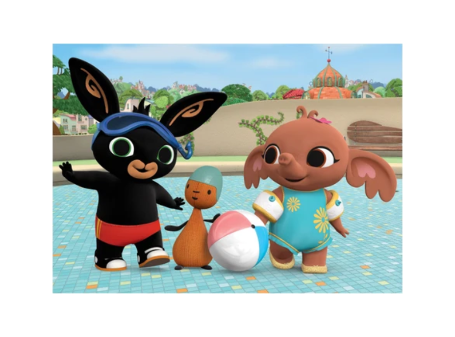 DINO Puzzle Bing pri bazéne 24 dielikov