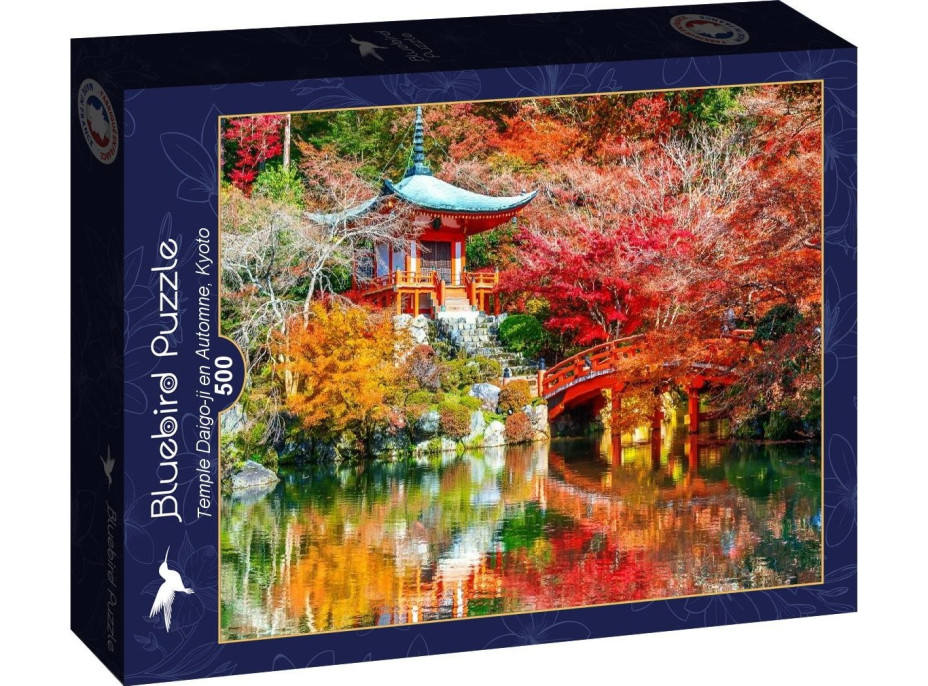 BLUEBIRD Puzzle Chrám Daigodži na jeseň, Kjótó 500 dielikov