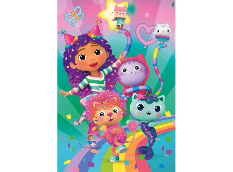 DINO Puzzle Gábinin kúzelný domček: Disco párty 24+48 dielikov