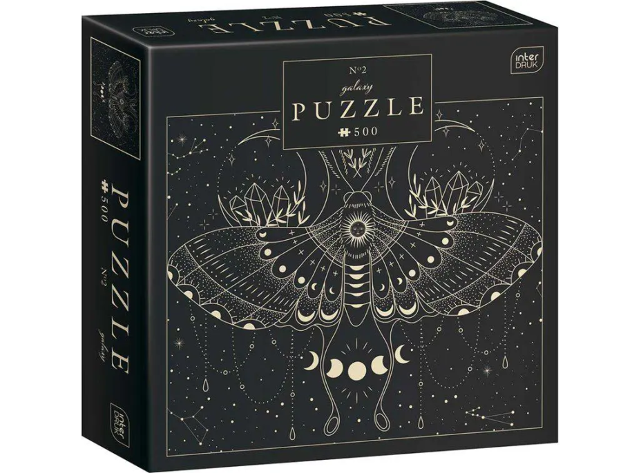 INTERDRUK Puzzle Galaxy: Mesačný motýľ 500 dielikov