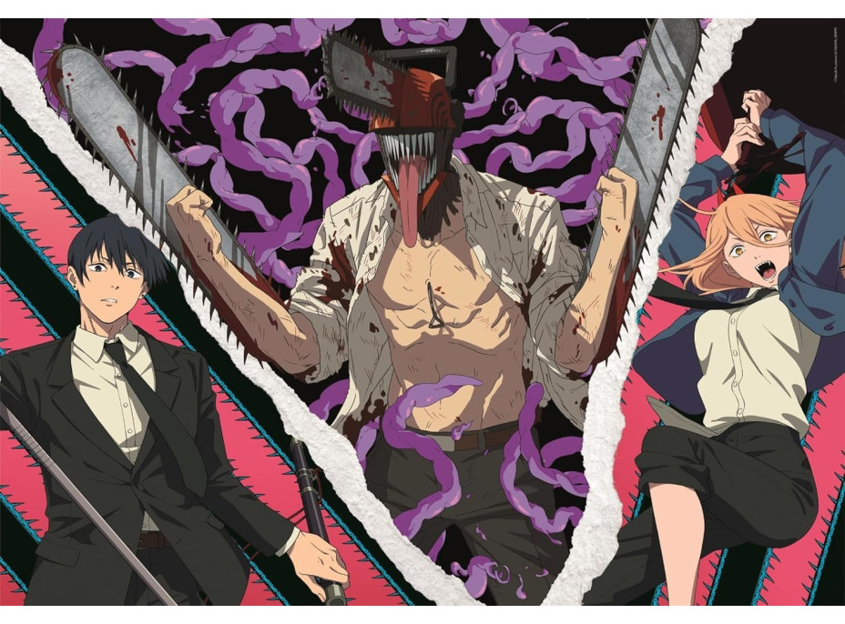 CLEMENTONI Puzzle Gaming Collection: Anime Chainsaw Man 500 dielikov