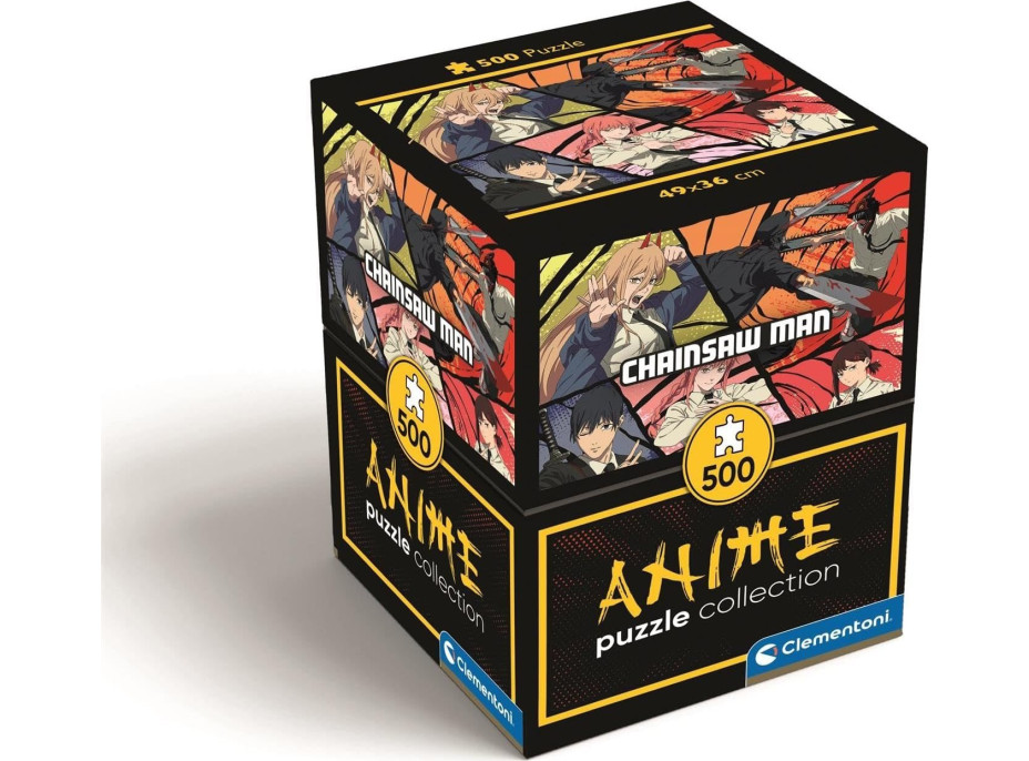 CLEMENTONI Puzzle Gaming Collection: Anime Chainsaw Man II 500 dielikov
