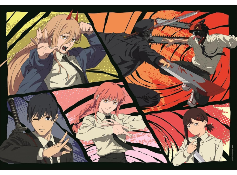 CLEMENTONI Puzzle Gaming Collection: Anime Chainsaw Man II 500 dielikov