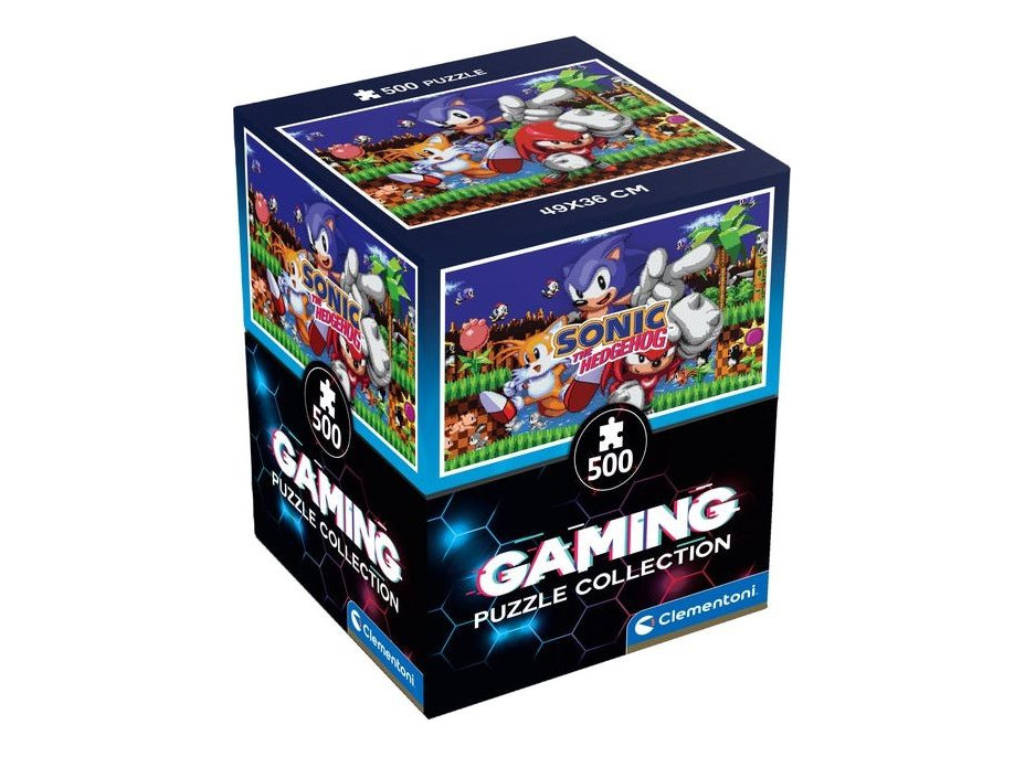 CLEMENTONI Puzzle Gaming Collection: Sonic 500 dielikov