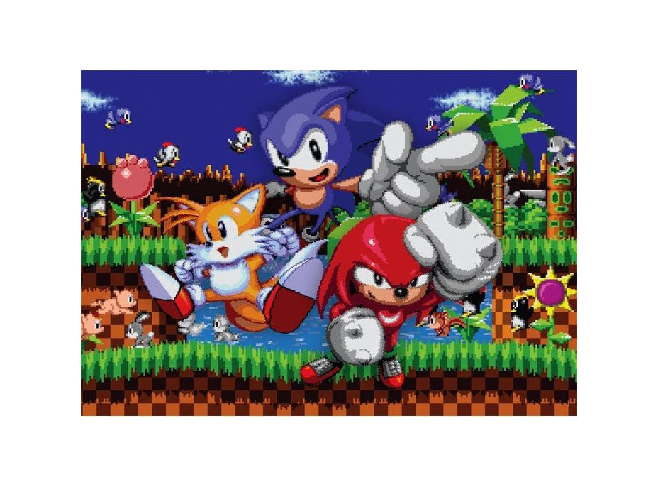 CLEMENTONI Puzzle Gaming Collection: Sonic 500 dielikov