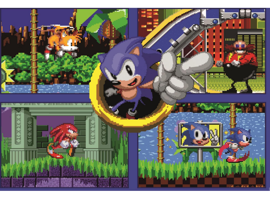 CLEMENTONI Puzzle Gaming Collection: Sonic II 500 dielikov