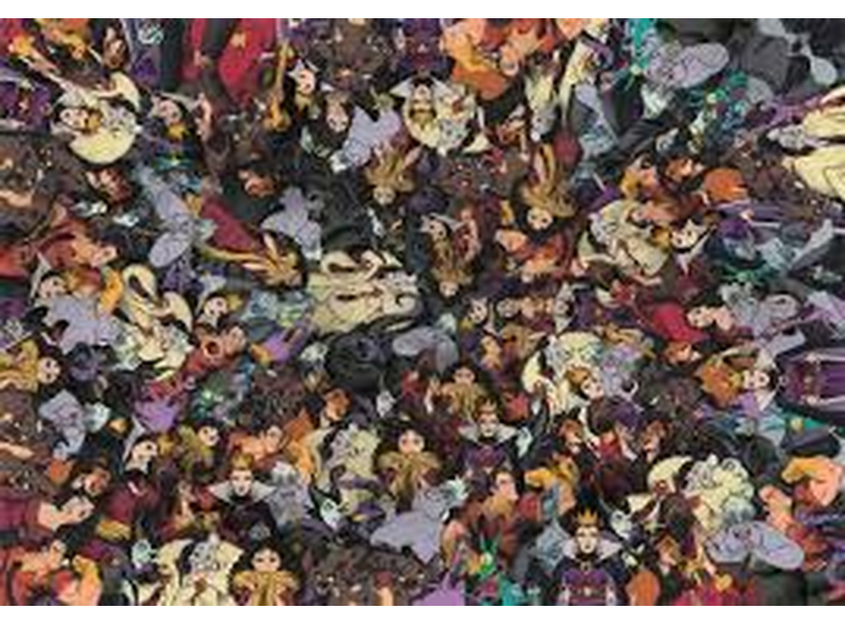 CLEMENTONI Puzzle Impossible Disney Villains 1000 dielikov