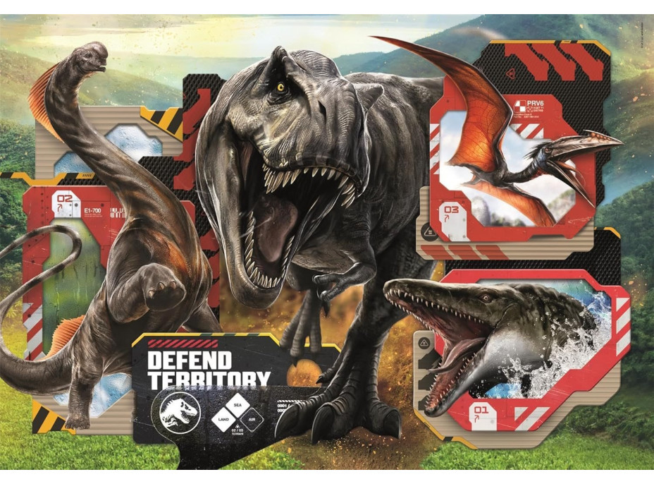 CLEMENTONI Puzzle Jurský svet MAXI 24 dielikov