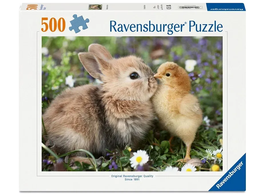 RAVENSBURGER Puzzle Králiček a kuriatko 500 dielikov