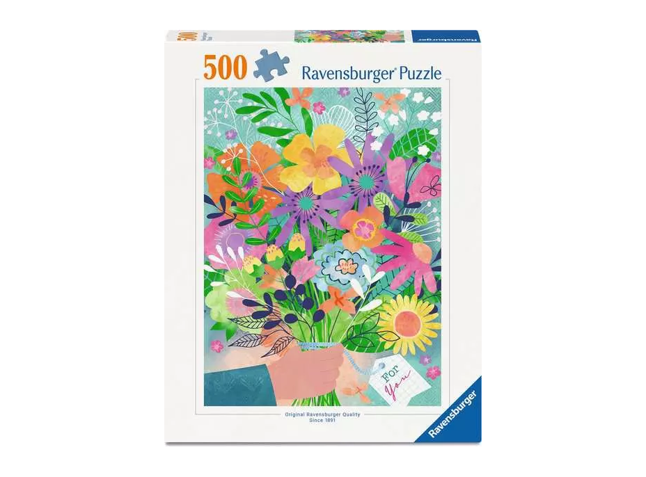 RAVENSBURGER Puzzle Kvietky pre Teba 500 dielikov