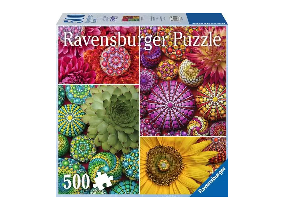 RAVENSBURGER Puzzle Mandala kvety 500 dielikov