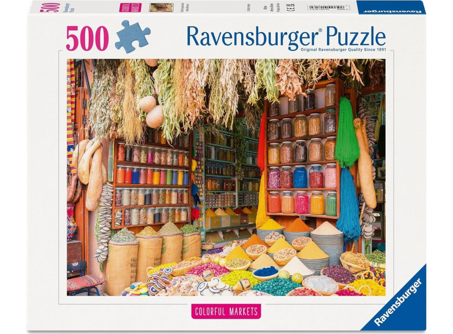 RAVENSBURGER Puzzle Marocké trhovisko 500 dielikov