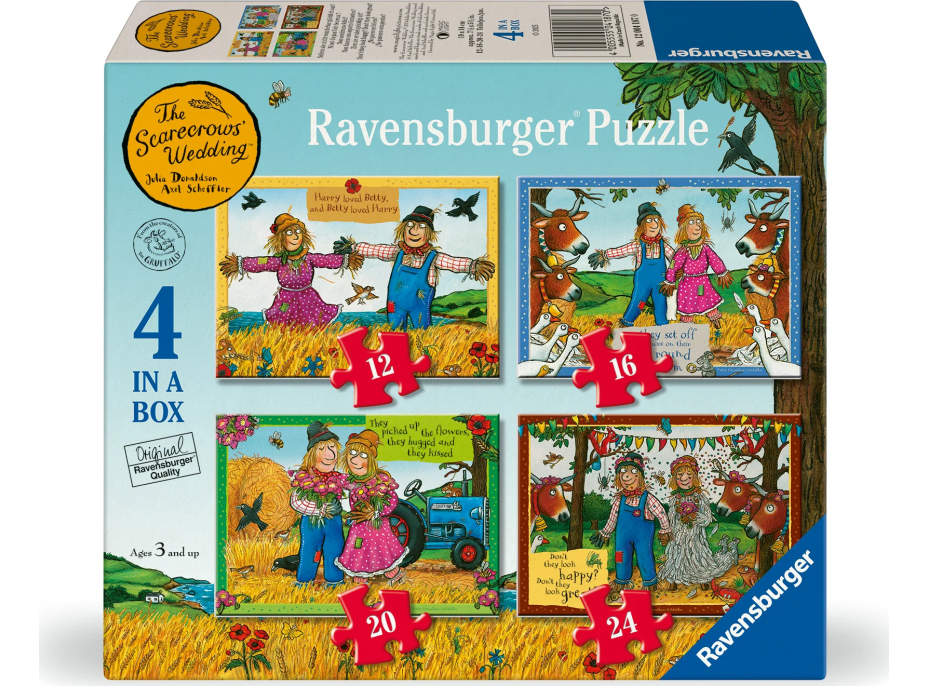 RAVENSBURGER Puzzle Marvel: Sídlo magického svetla 4v1 (12,16,20,24 dielikov)