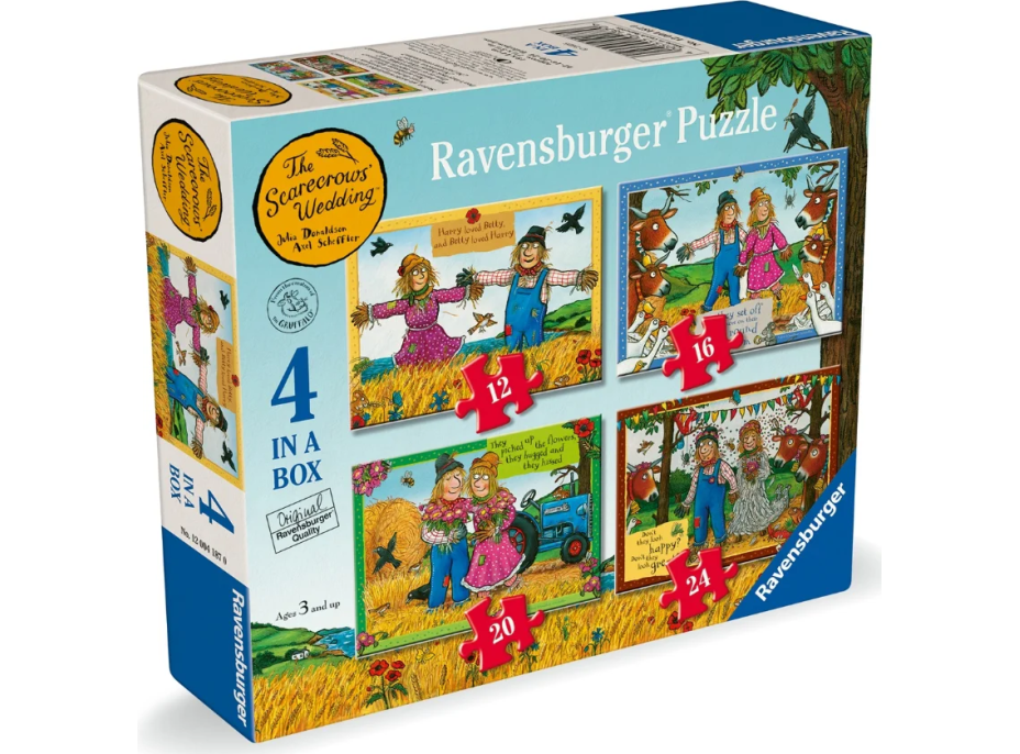 RAVENSBURGER Puzzle Marvel: Sídlo magického svetla 4v1 (12,16,20,24 dielikov)