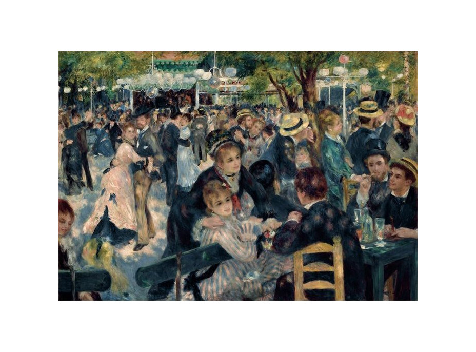 CLEMENTONI Puzzle Museum Collection: Bál v Moulin de la Galette 1000 dielikov