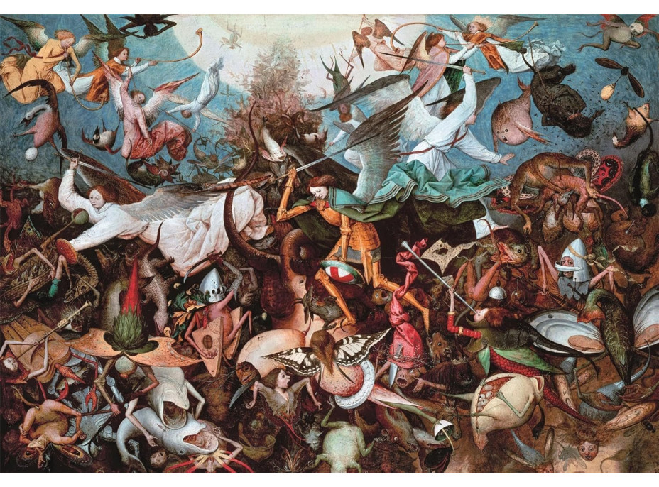 CLEMENTONI Puzzle Museum Collection: Pád anjelov 1000 dielikov