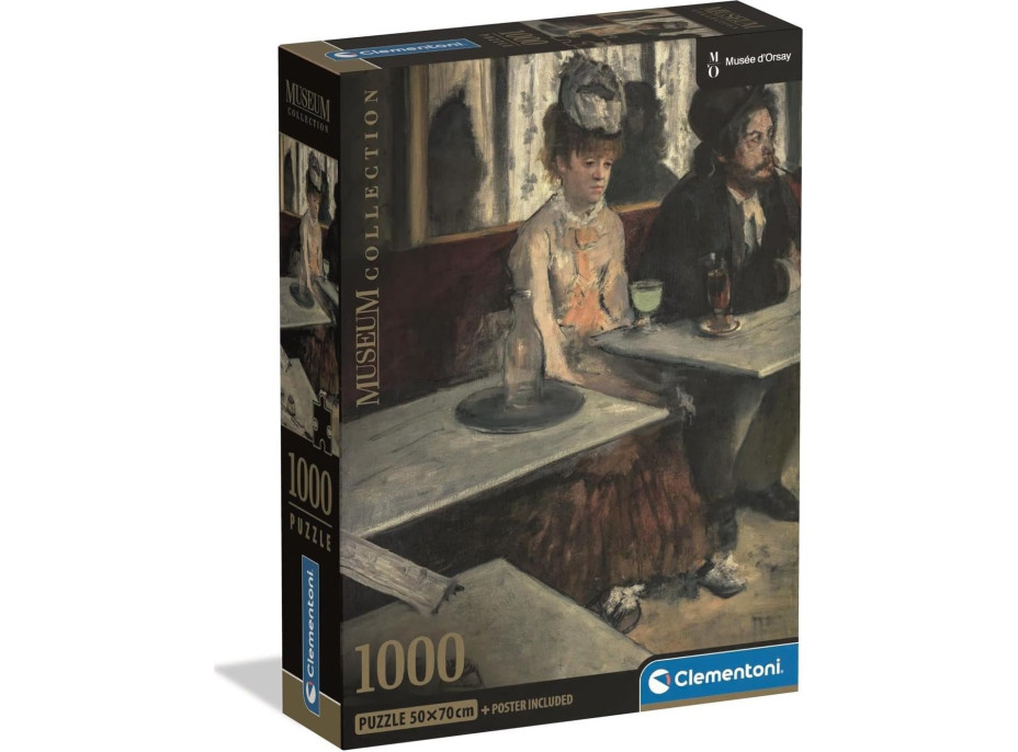 CLEMENTONI Puzzle Museum Collection: V kaviarni 1000 dielikov