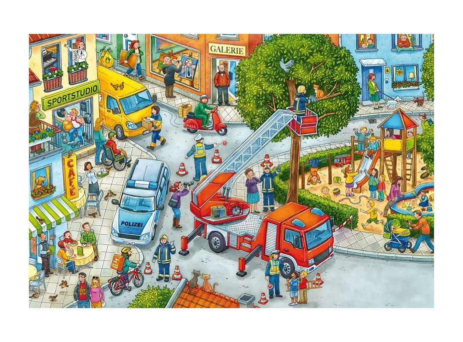 SCHMIDT Puzzle Hasiči 3x24 dielikov