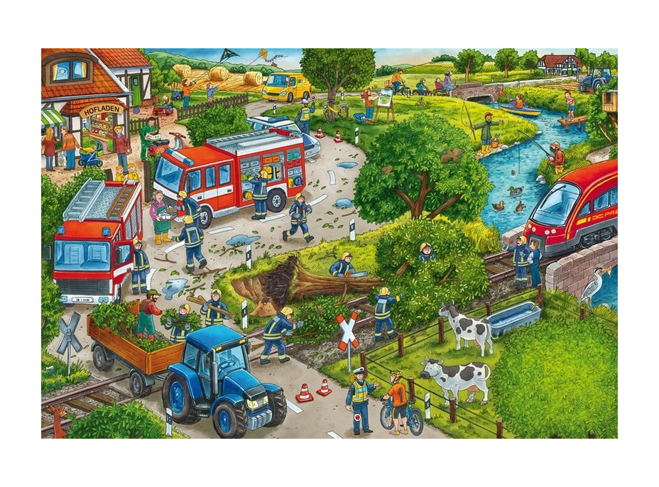 SCHMIDT Puzzle Hasiči 3x24 dielikov