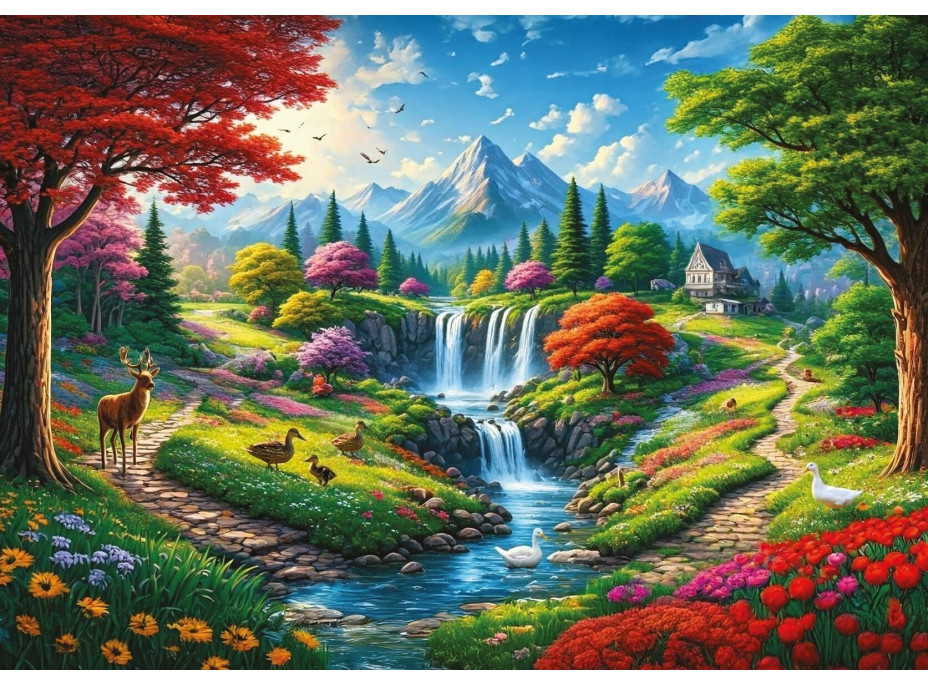 ART PUZZLE Puzzle Na úpätí hôr 500 dielikov