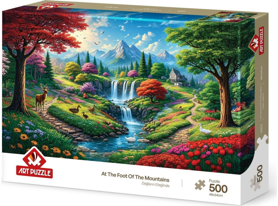 ART PUZZLE Puzzle Na úpätí hôr 500 dielikov