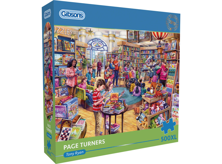 GIBSONS Puzzle Obracači stránok XL 500 dielikov