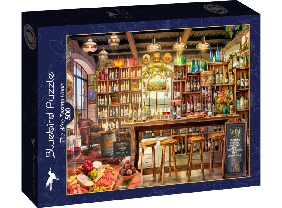 BLUEBIRD Puzzle Ochutnávka vín 500 dielikov