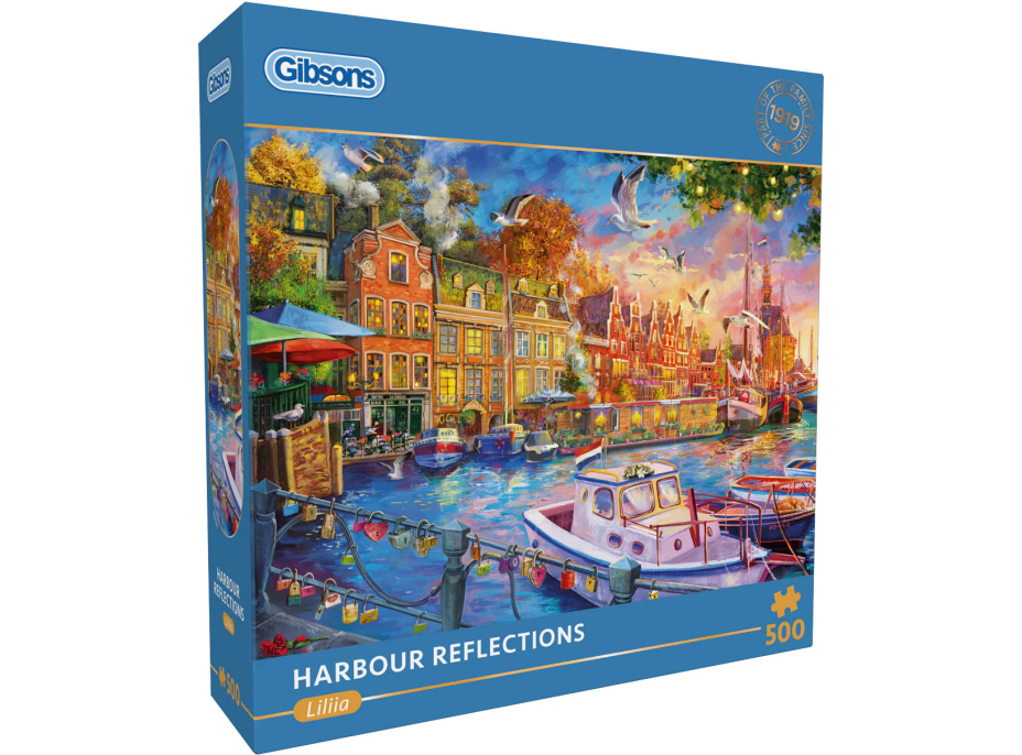 GIBSONS Puzzle Odrazy prístavu 500 dielikov