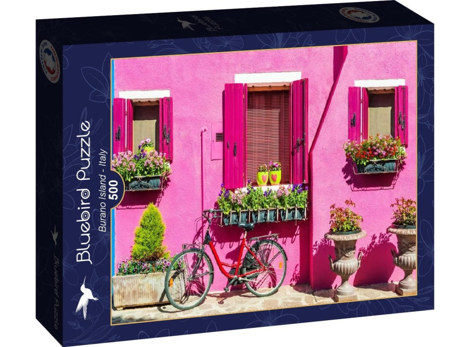 BLUEBIRD Puzzle Ostrov Burano, Taliansko 500 dielikov