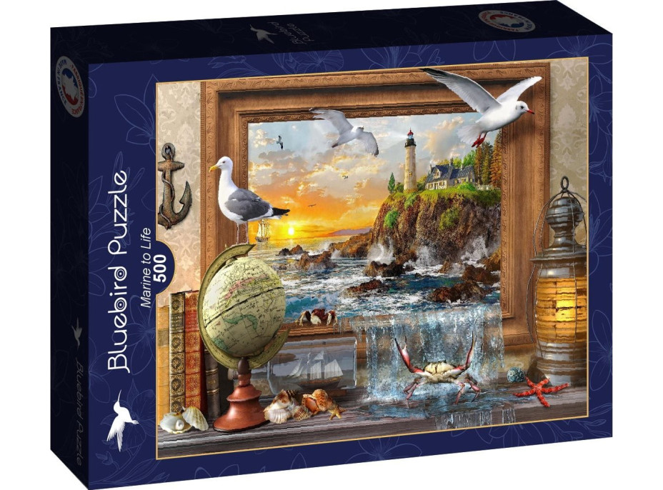 BLUEBIRD Puzzle Oživené more 500 dielikov