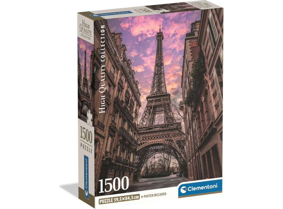 CLEMENTONI Puzzle Paríž za svitania 1500 dielikov